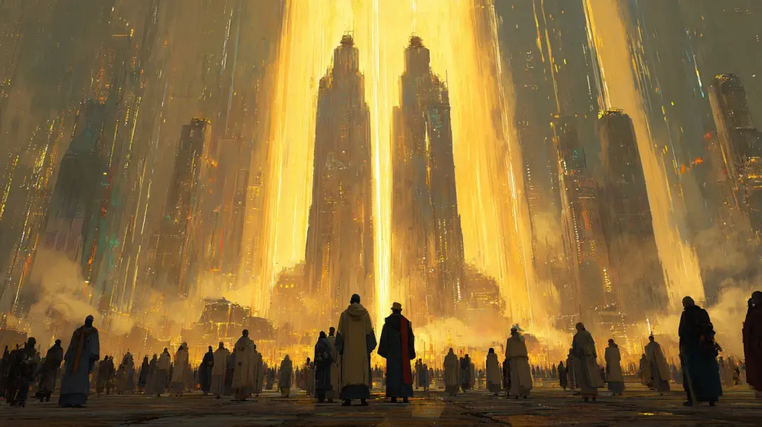 人像特写_红色背景