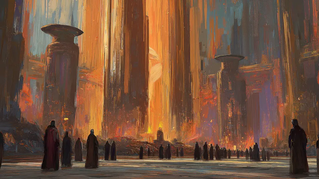 未来城市景观幻想